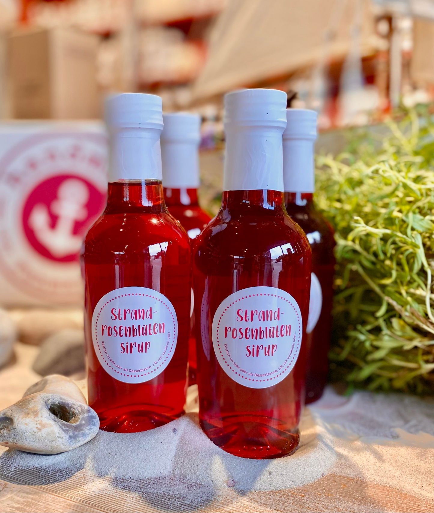 Strandrosenblütensirup